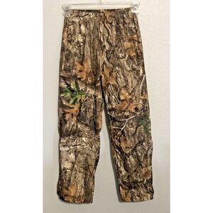 Kings Shadow Camo Youth Climatex Rain Pant w/Realtree Edge Camo - Size XL